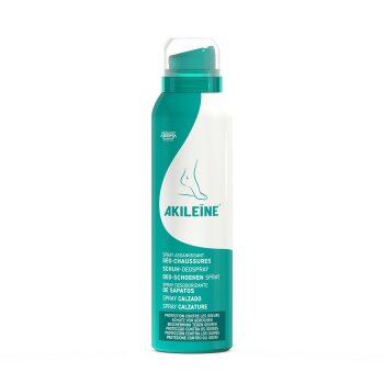Akileine Schuhspray mit Menthol & Lavendel – desinfiziert, neutralisiert Gerüche & erfrischt Schuhe nachhaltig.