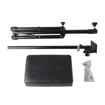 Tattoo armrest | Black | Height adjustable | 28 cm width