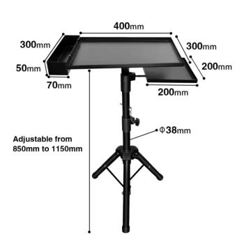 Tattoo Workstation | 2 Ebenen | Höhenverstellbar | 360° Drehbar