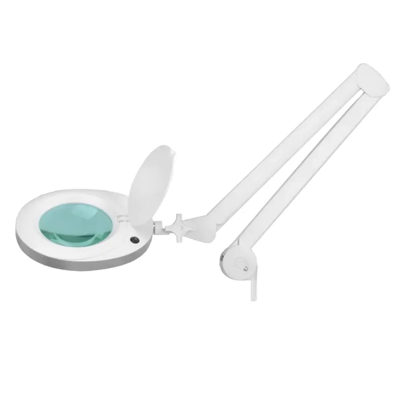LED-Lupenlampe mit 5D-Linse, 60 LEDs & Rollstativ – ideal für Kosmetikstudios. Jetzt bei BEAUTEK entdecken!