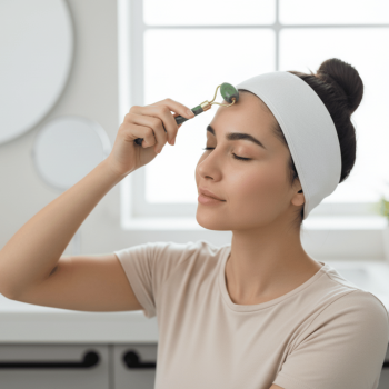 Beauty Roller Gesicht I Detox & Hautpflege in einem | Jadegrün
