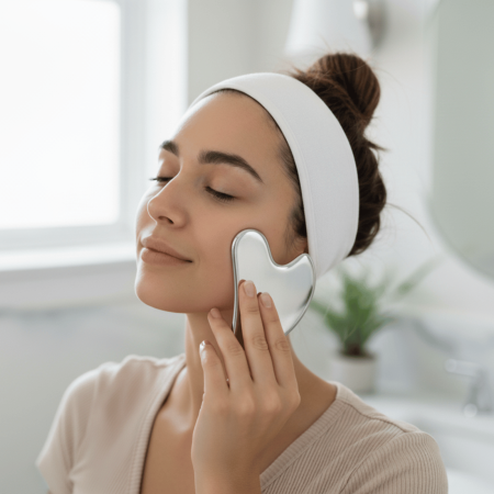 Gua Sha Stone Face I Lifting without surgery I Stainless steel