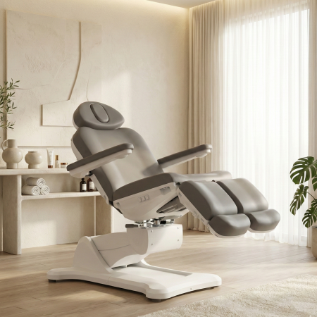 BEAUTEK Pedicure Chair 479 E-5 | Gray | Seat Heating | Handheld Remote Control