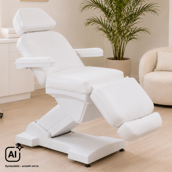 Beauty Bed 436 CLEAR – 4-Motor Electric Treatment Bed with Heating System