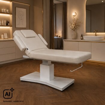 Spa Wellnessliege GoidWood E-1 WK I 1-motorig I Base Weiß
