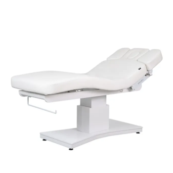 Elektrische Wellnessliege mit 3 Motoren, 12 cm Polsterung & CPR-Funktion – ideal für Kosmetik & Wellness. Ergonomisch & hochwertig.