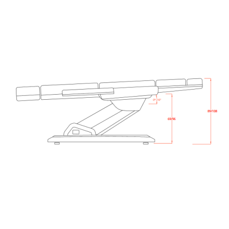 Kosmetikliege 331 SF 4 Motoren mit Heizung I Resetfunktion I Fernbedienung I Ausstellungsstück