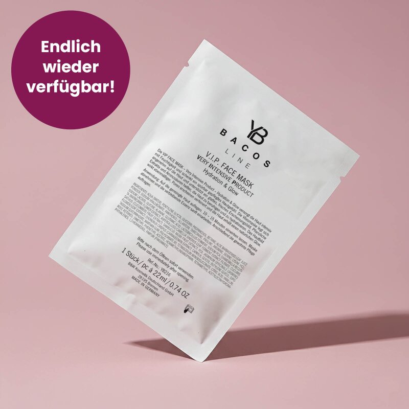 Intensive Hyaluron-Vliesmasken für Feuchtigkeit & Glow. 22 ml pro Maske. Sets: 3er, 10er, 20er – ideal fürs Kosmetikstudio & Homecare.