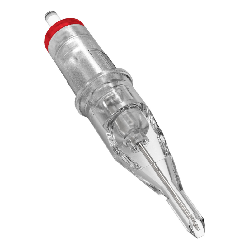 Killer Ink Stellar Round Liner tattoo cartridges with safety membrane and polycarbonate housing. Box of 20 for precise line work.