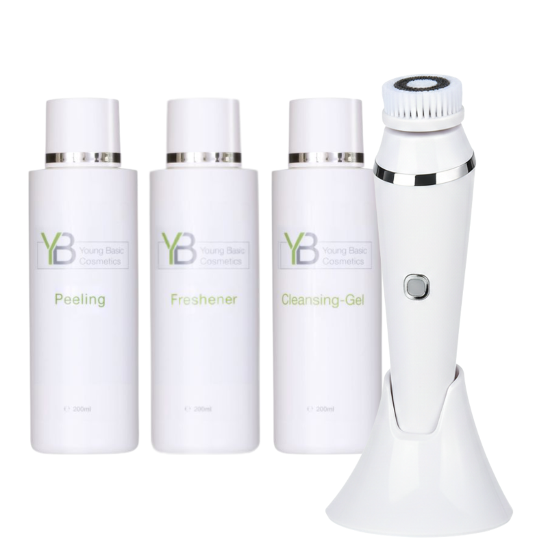 Gesichtsreinigungs Set I 4-in-1 Elektrobürste I Cleansing, Peeling & Freshener