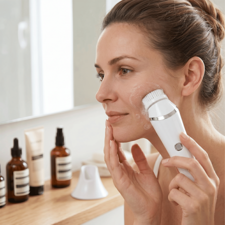 Gesichtsreinigungs Set I 4-in-1 Elektrobürste I Cleansing, Peeling & Freshener