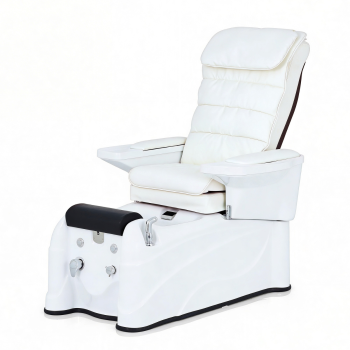 Spa Pedikürestuhl 701 I Elektrisch 2 Motoren I Shiatsu Massage & Hydromassage I Weiß