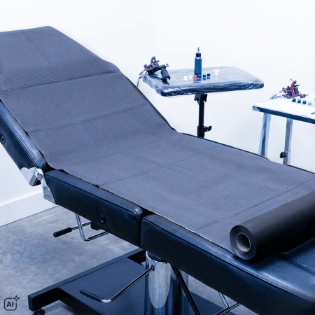 Liegenabdeckung schwarz 60 cm I 3-lagig I 40 m Rolle