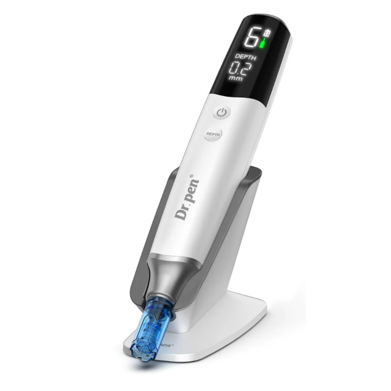 Dr. Pen M9 Smart Microneedling Pen mit intelligenter AVOS-Technologie, Smart-Chip und präziser Nadeltiefeneinstellung für professionelle Hautbehandlungen.