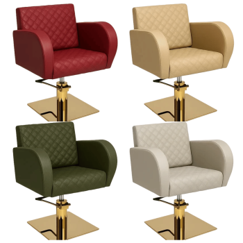 Vida Hairdressing Chair I Custom Upholstery I Hydraulic Height Adjustment