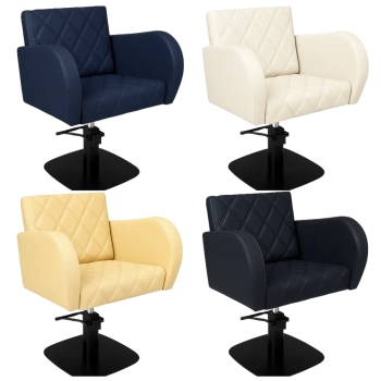 Vida Hairdressing Chair I Custom Upholstery I Hydraulic Height Adjustment