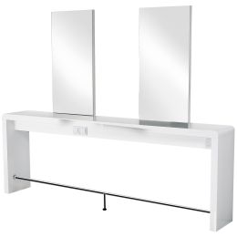 Double mirror unit 15066 AY white